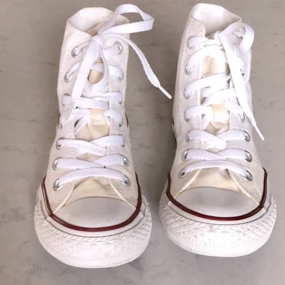 Converse Shoes - White High-Top Sneakers